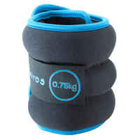 Toning Adjustable Wrist and Ankle Soft Weights Twin-Pack - 0.75 kg