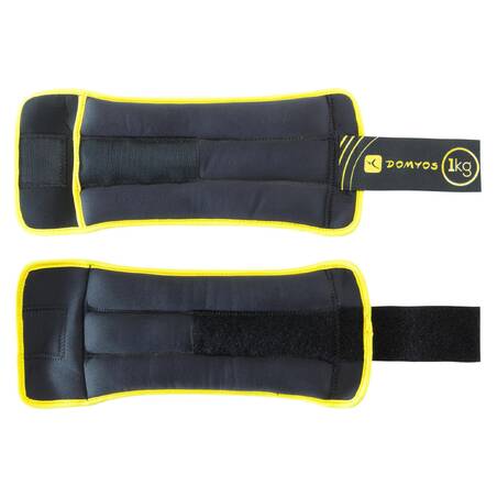 Ankle/Wrist Weights 1 kg x 2 - Yellow