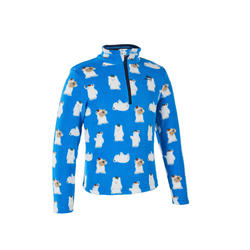 Kids’ Hiking Fleece - MH100 Aged 2-6 - Blue