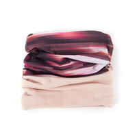 ADULT SKIING NECK WARMER - HUG - PINK STRIPES