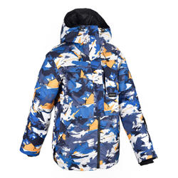 Teen Boys' Snowboard and Ski Jacket SNB JKT 500 Graph - blue