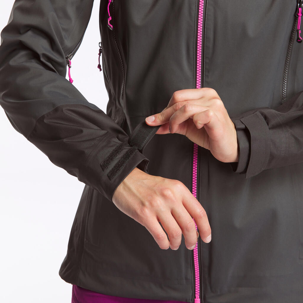 CHAQUETA IMPERMEABLE SENDERISMO MONTAÑA MUJER MH900