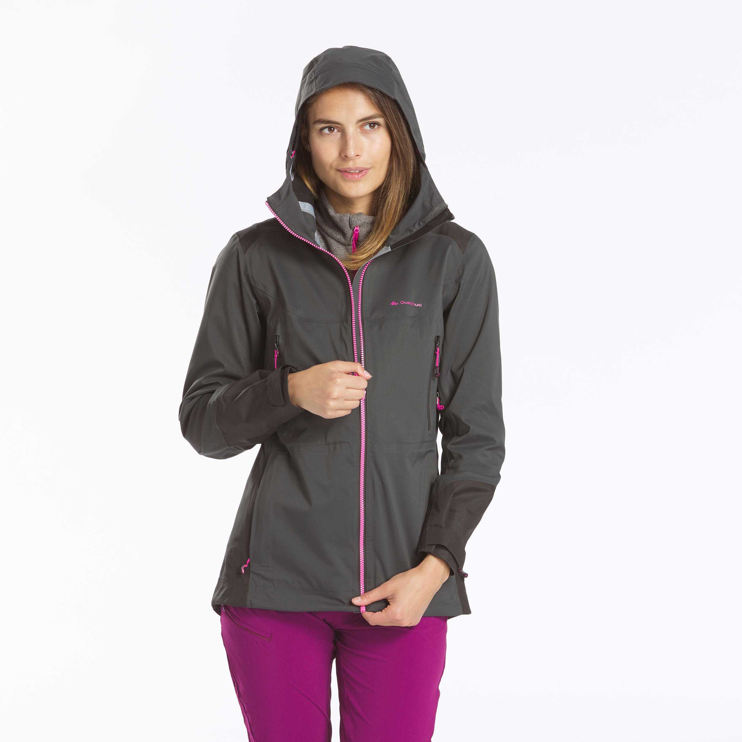 waterpoof jacket - MH900 - Grey - Decathlon