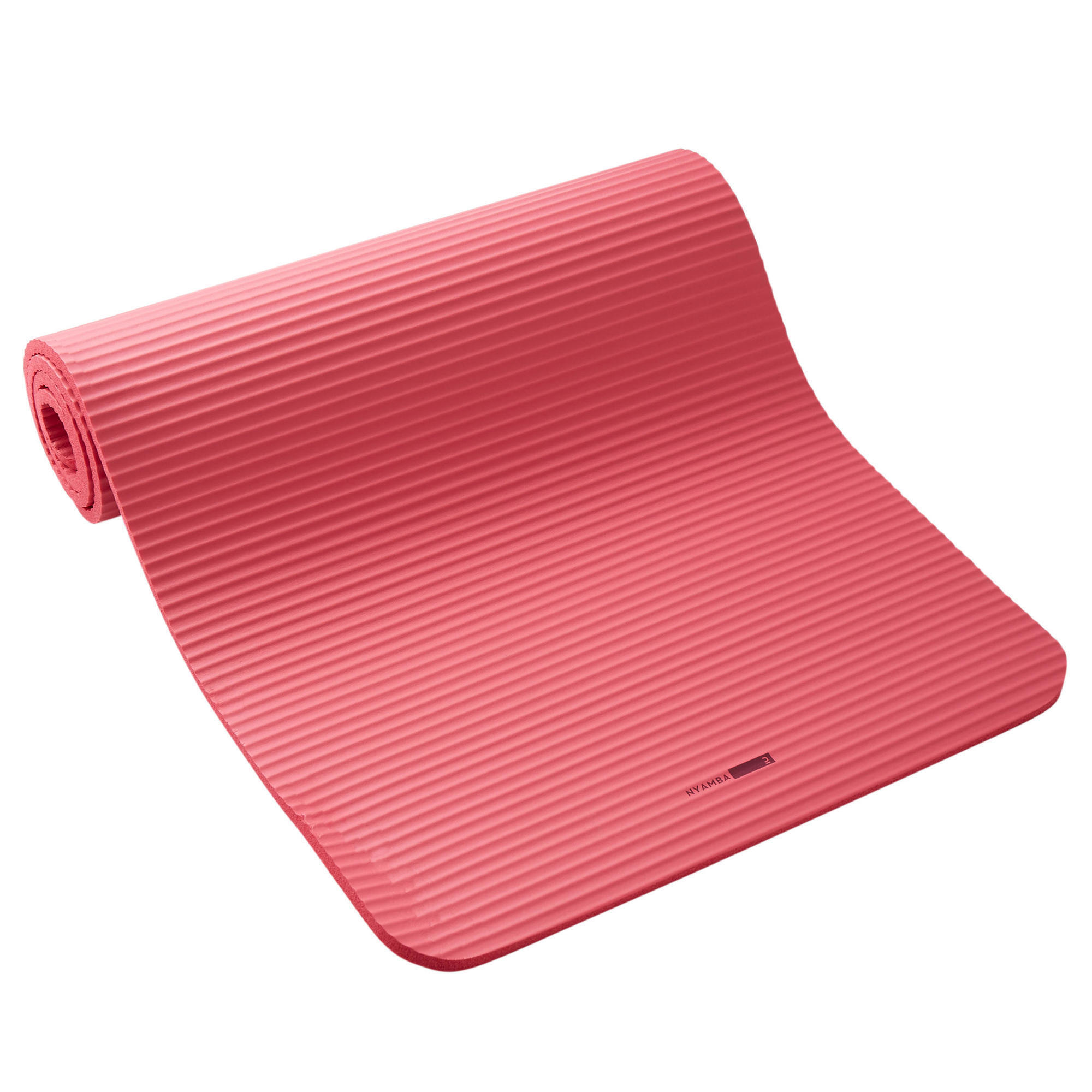 Pilates Mat Comfort 100 - 160 cm ⨯ 55 cm ⨯ 10 mm - Pink 1/3