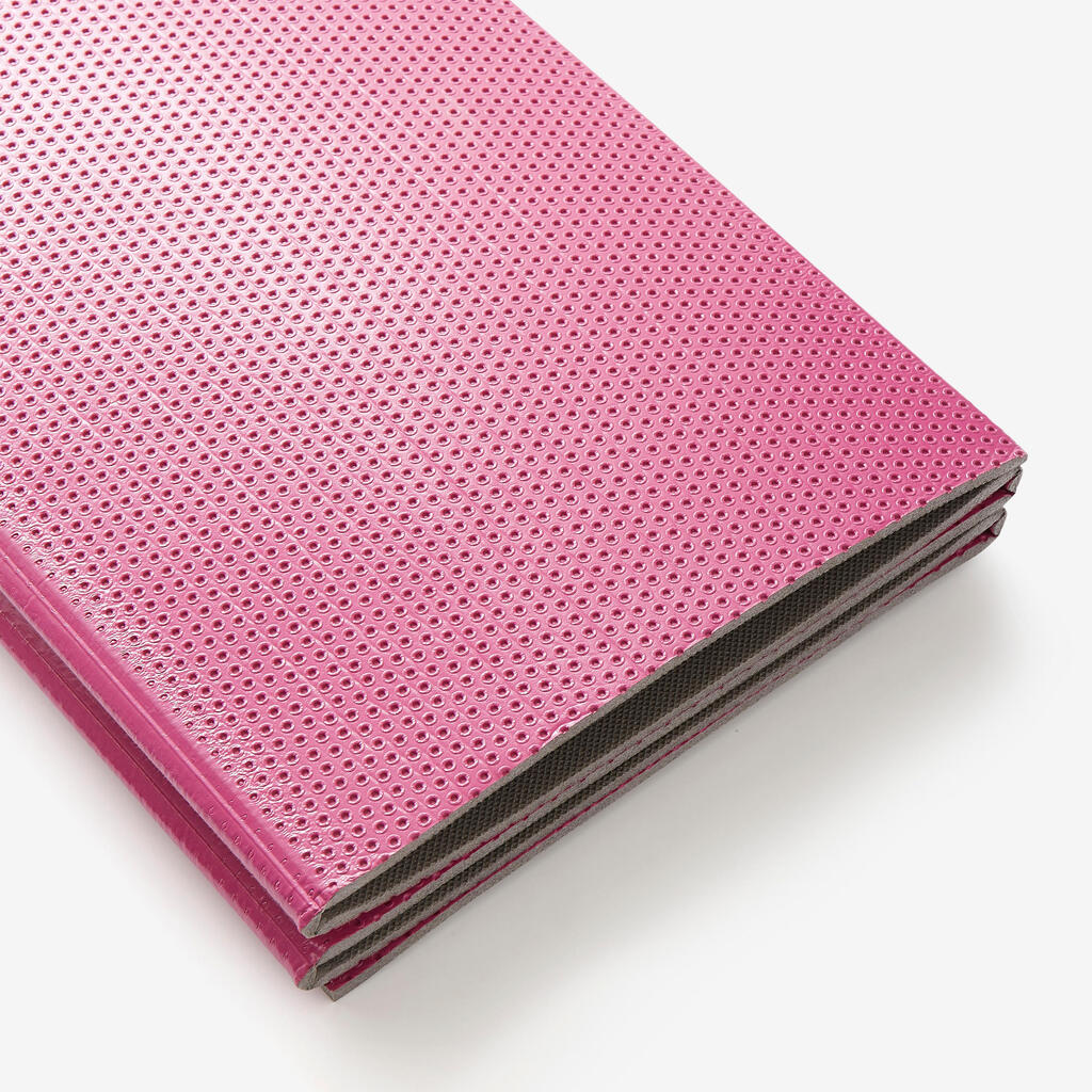 160 cm x 60 cm x 7 mm Foldable Pilates Floor Mat - G Mat 520 - Pink