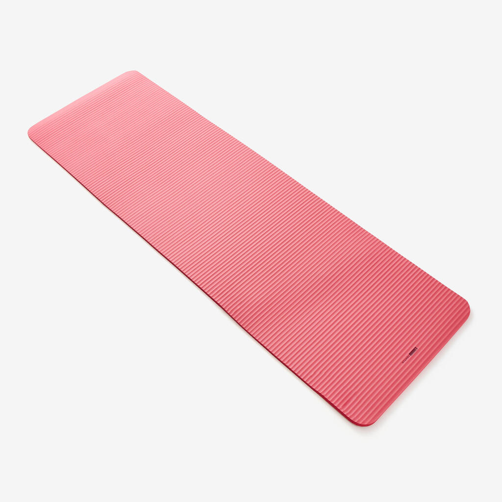 Pilates nodarbību paklājs “Comfort 100”, 160 cm x 55 cm x 10 mm, rozā