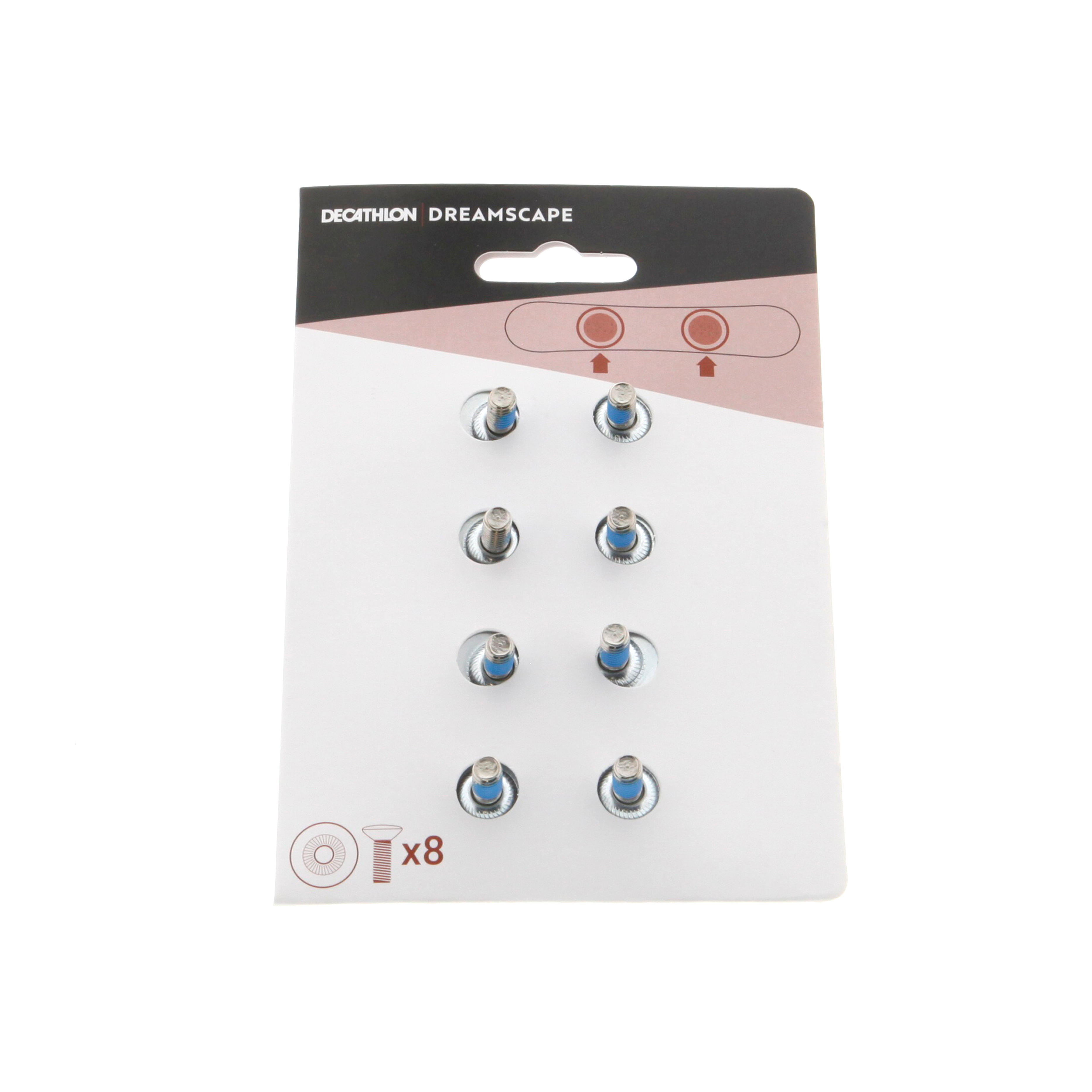 Snowboard Binding 16 mm Screws and Washers x 8 - DREAMSCAPE
