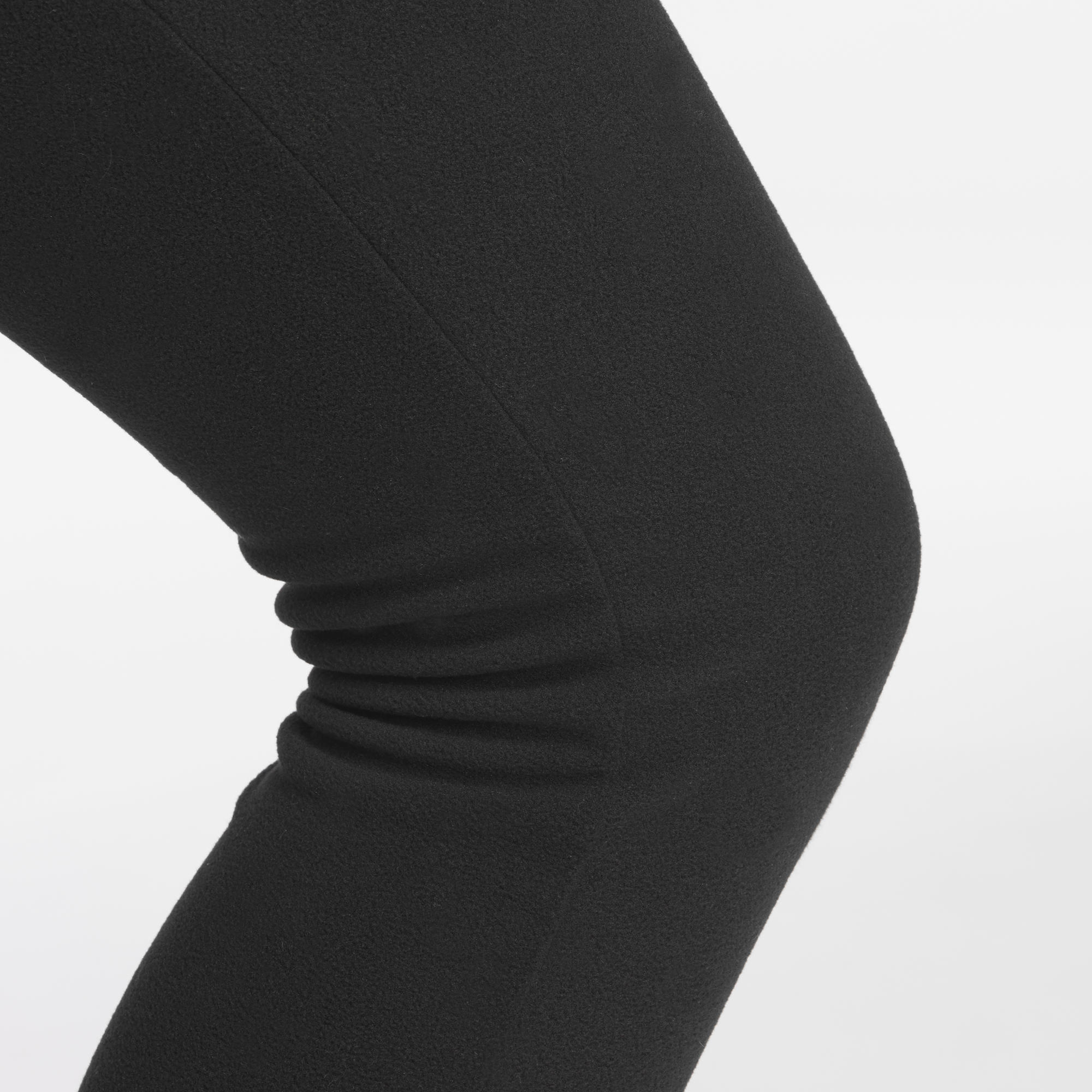 Women's Fleece Tights - Black FORCLAZ 