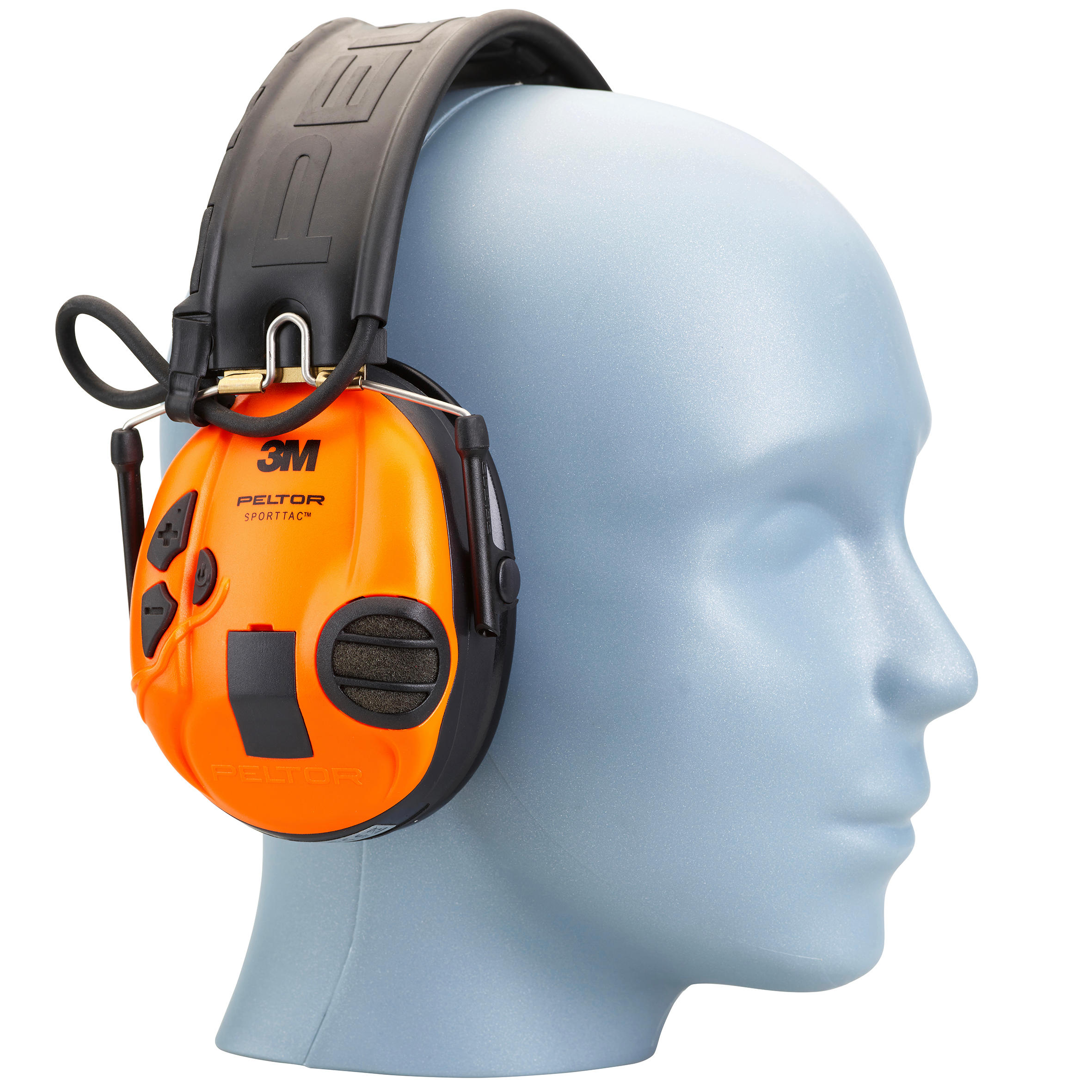 Elektronische oorbeschermer voor jagen en schietsport SportTac oranje/groen 5/12