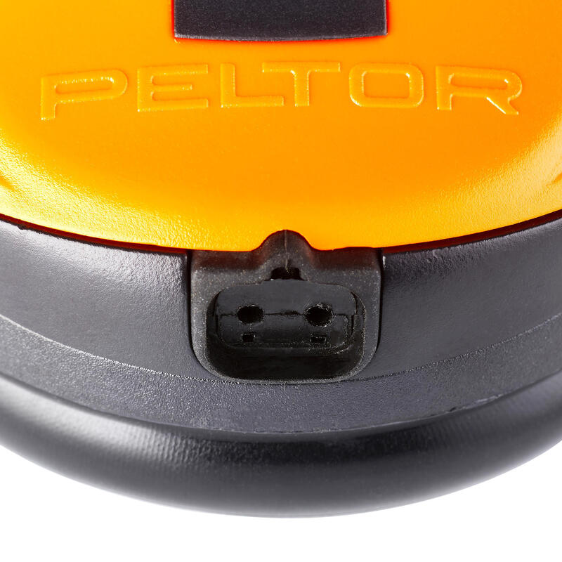 Elektronische oorbeschermer voor jagen en schietsport SportTac oranje/groen