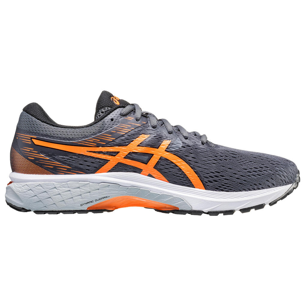 ASICS GEL GLYDE MEN'S RUNNING SHOES - GREY/ORANGE