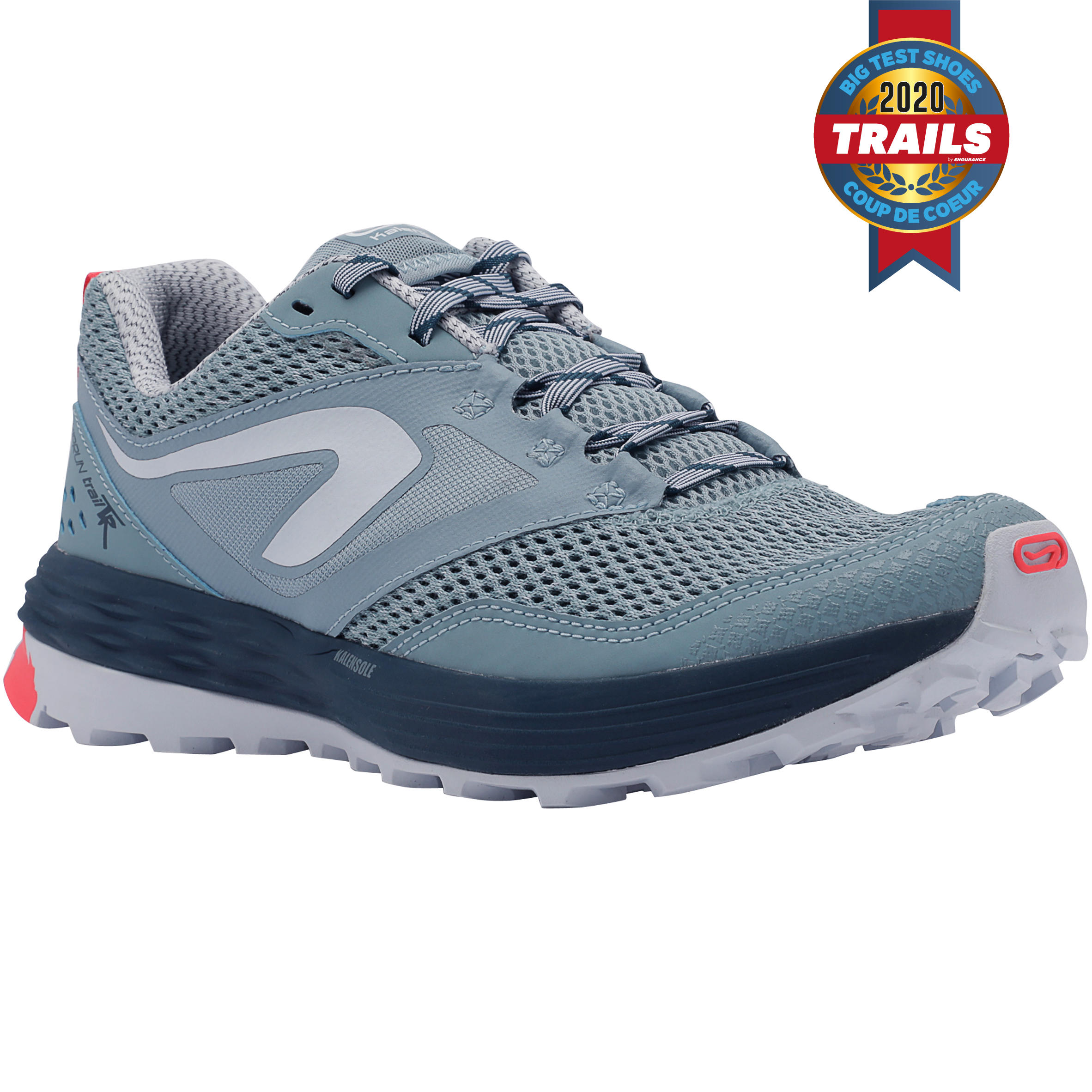 Chaussures de trail running pour femme TR bleu clair et rose