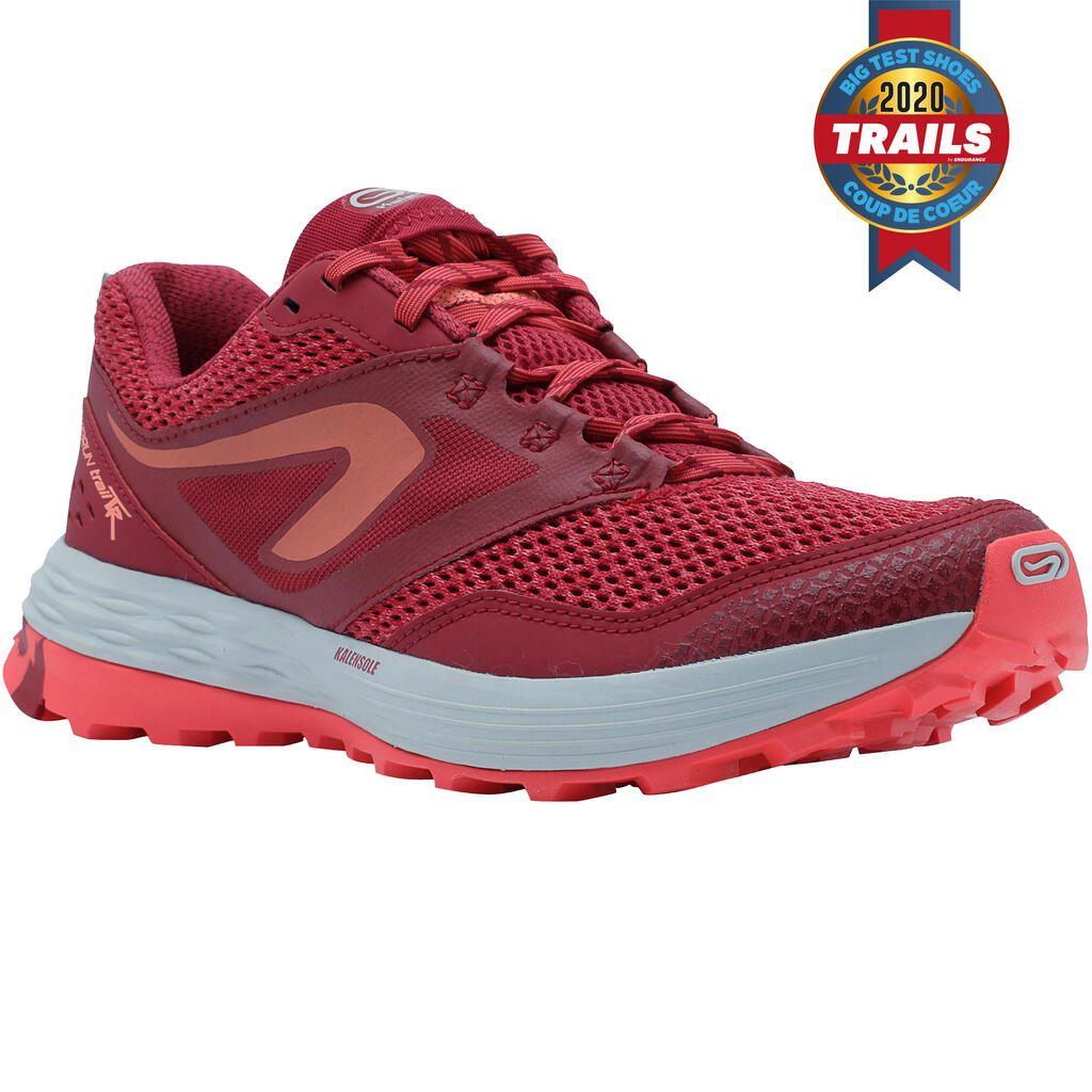 Chaussures de trail running pour femme TR rose et blanc