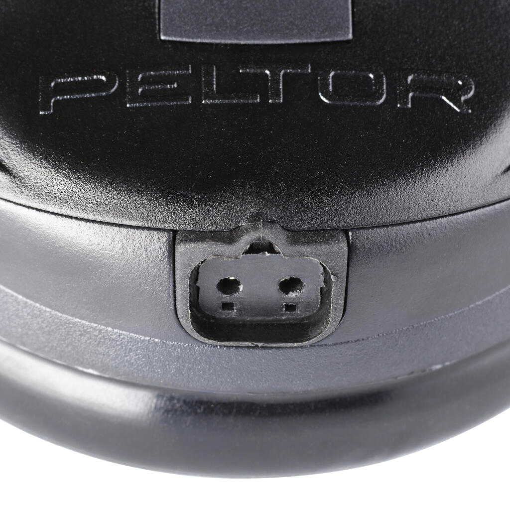 Troksni mazinoši elektroniskie ausu aizsargi “Peltor SportTac”, melni, sarkani