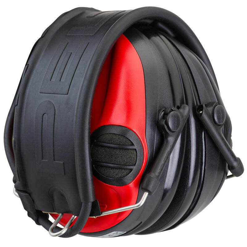 Cascos Electronicos Caza-Tiro Deportivo Peltor Sporttac 26 Db Carcasa Negro Rojo