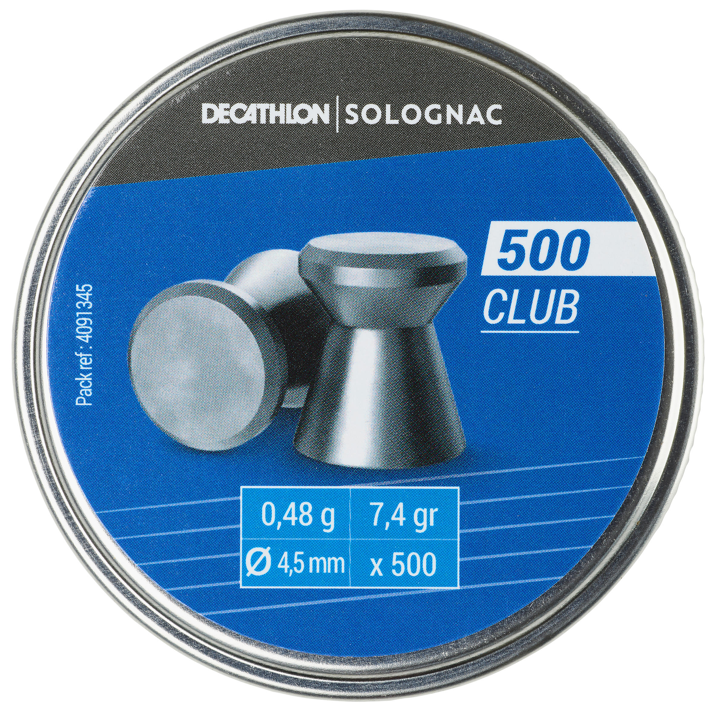 Plomb CLUB pour armes air comprimé x 500q 6/6