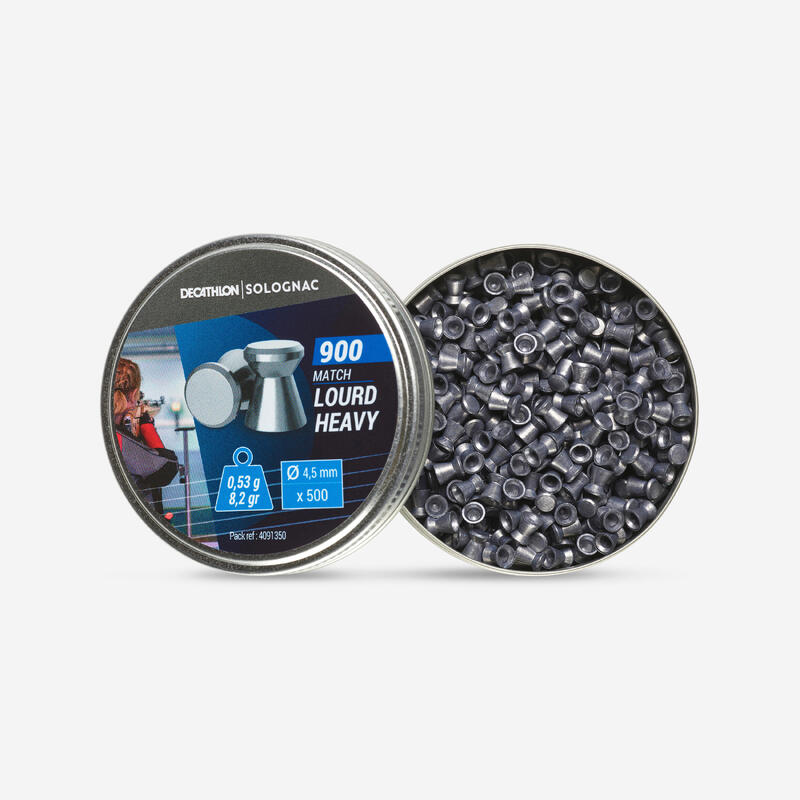 Perdigón Tiro Deportivo Solognac 900 Precisión Pesados Calibre 4,5mm x 500 u