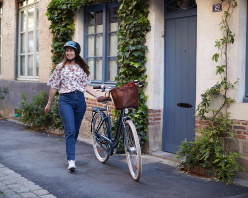 Déterminer l'usure d'un pneu de vélo (déformé, craquelé, lisse)