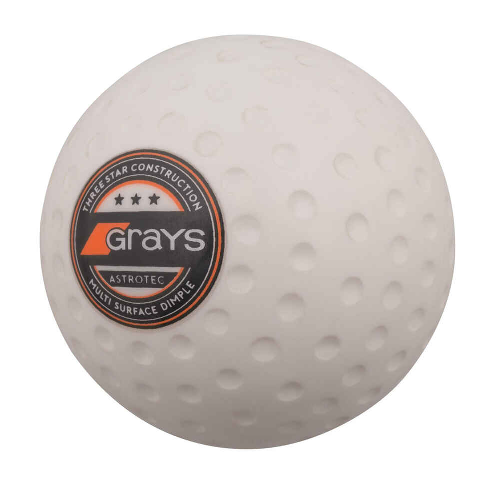 Feldhockeyball Astrotec Noppen weiss GRAYS DECATHLON