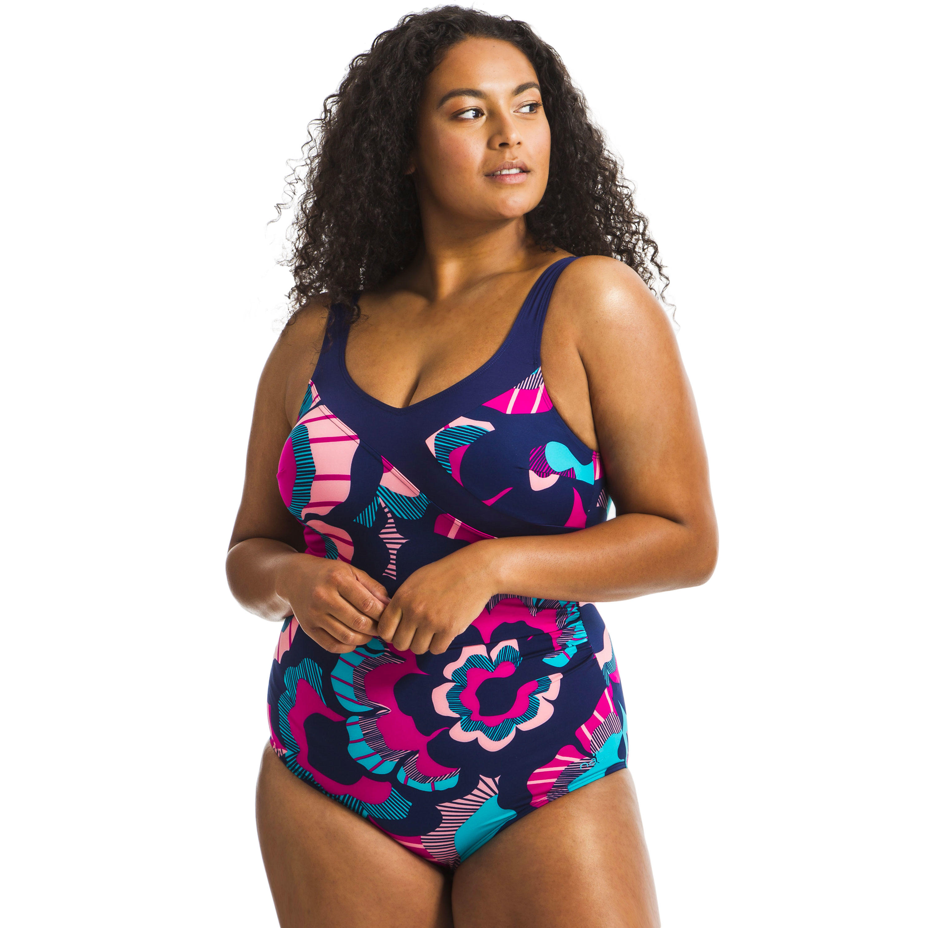 NABAIJI Women's Aquafitness one-piece body-sculpting Karli Ika pink