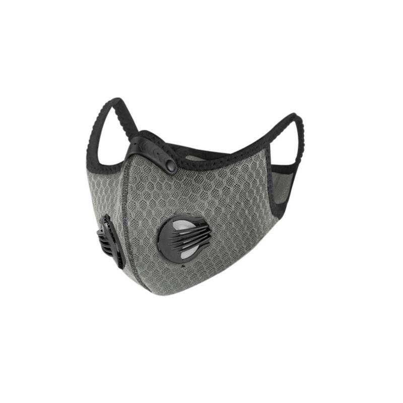 Sportmasker tegen COVID-19 BREEZY grijs