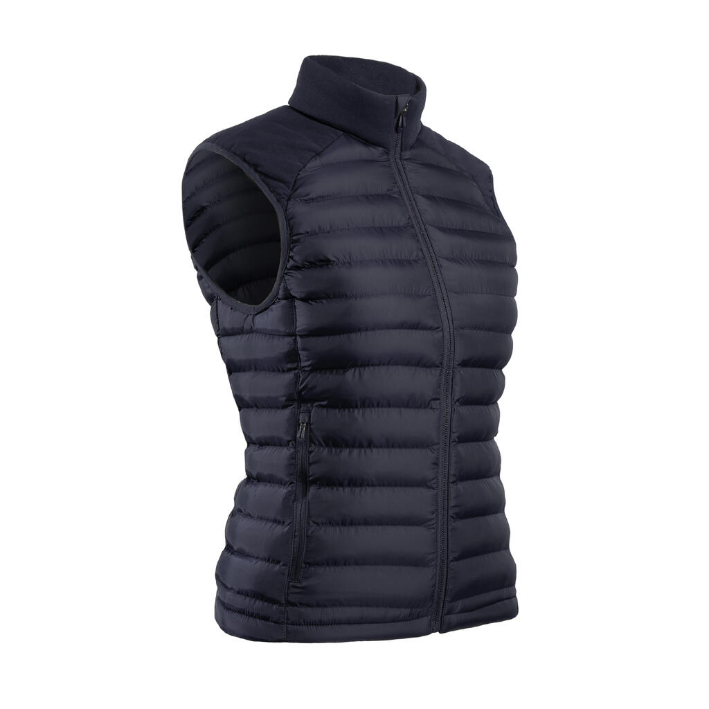 Women's golf winter sleeveless padded jacket CW500 black