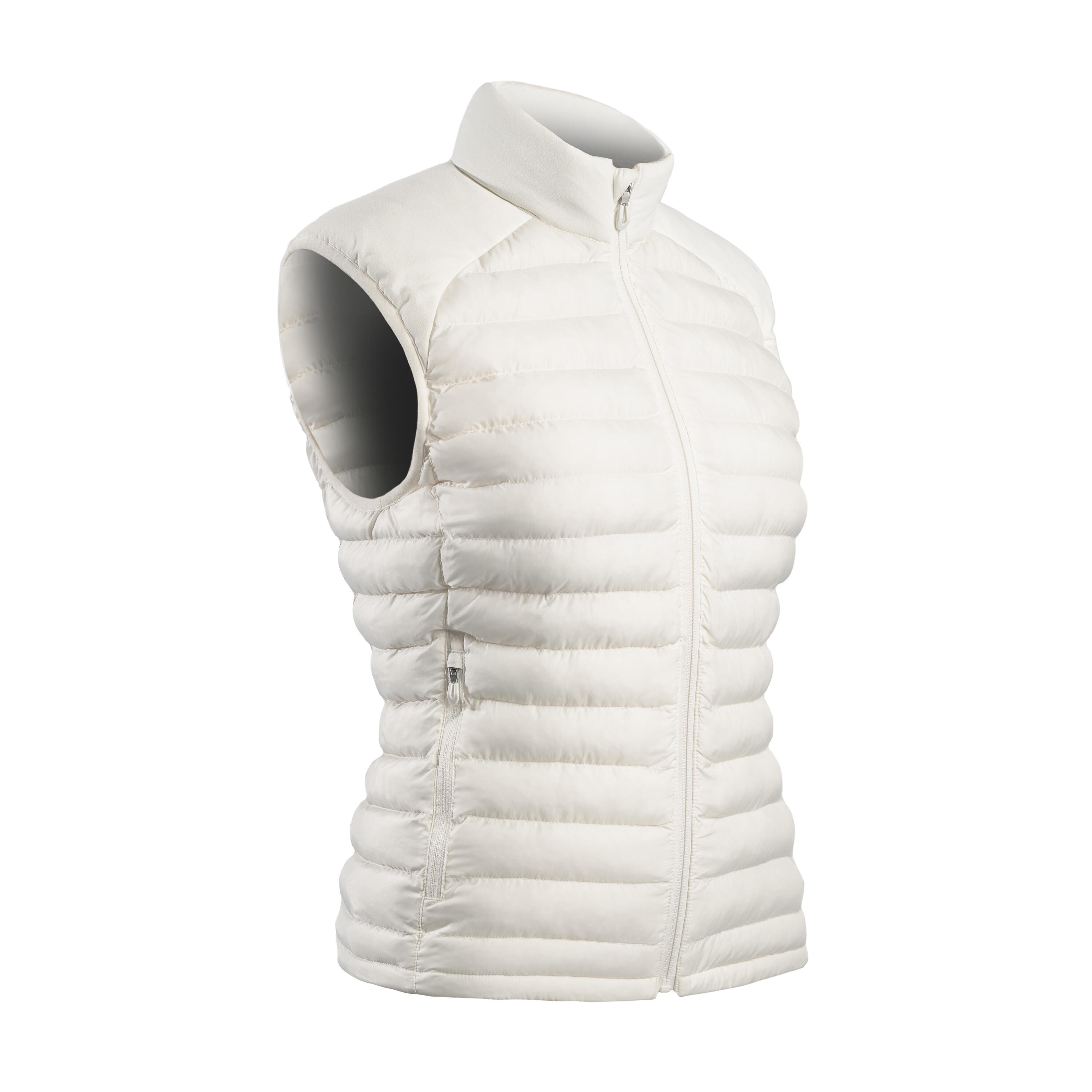 Women's golf winter sleeveless padded jacket CW500 - off-white 8/8