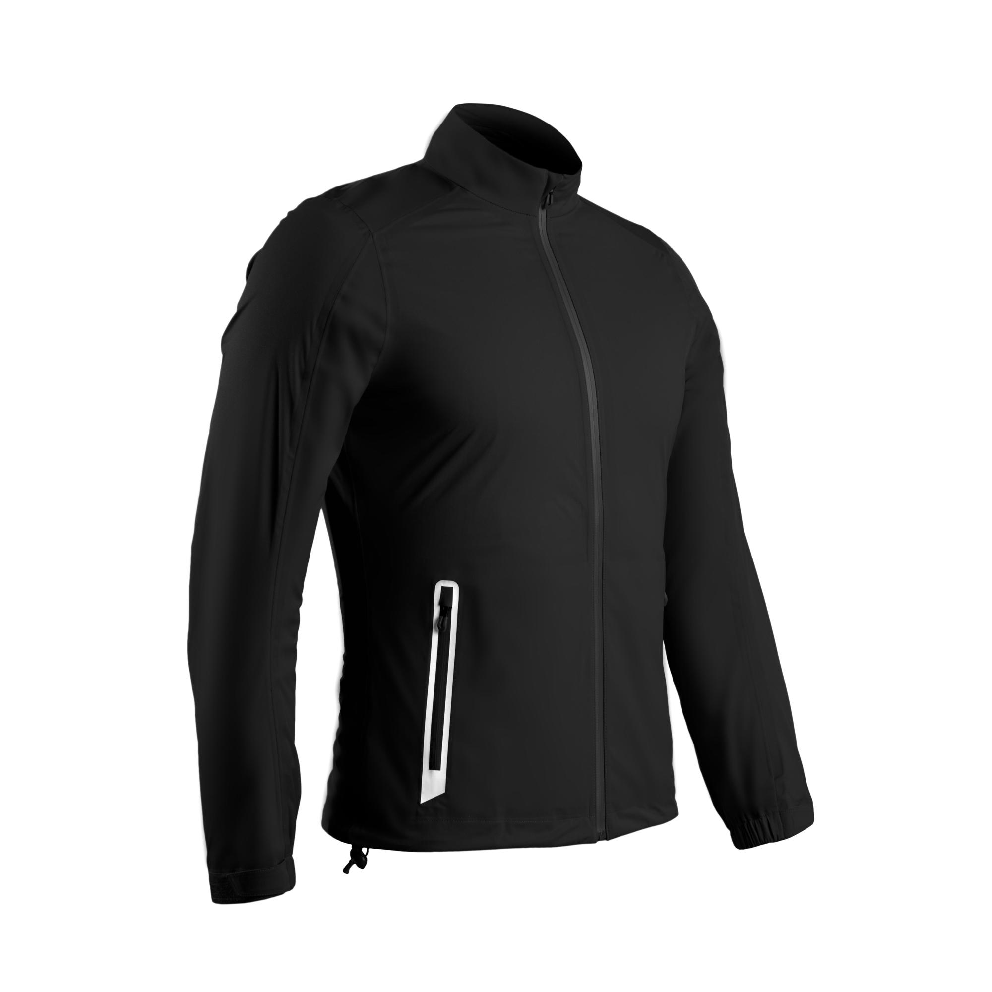 Men S Golf Waterproof Rain Jacket Black Inesis Golf