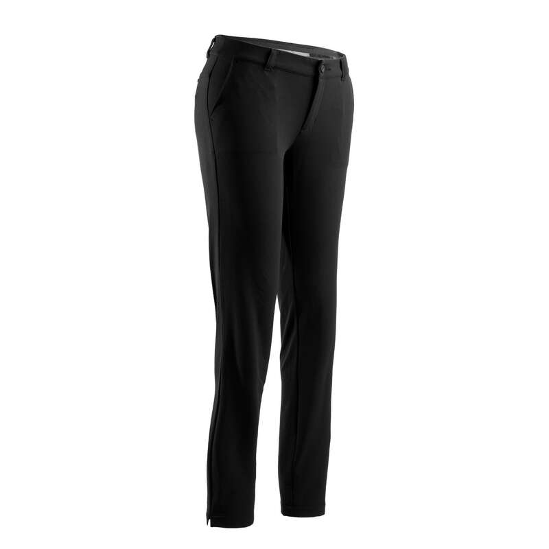INESIS Women's Cold Weather Golf Trousers Black Decathlon