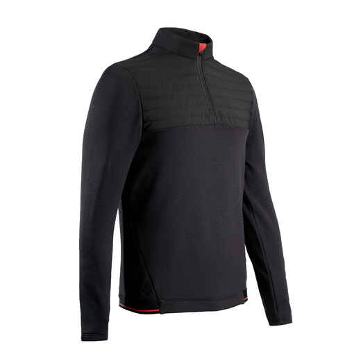 
      Golf Fleecepullover warm Herren schwarz
  