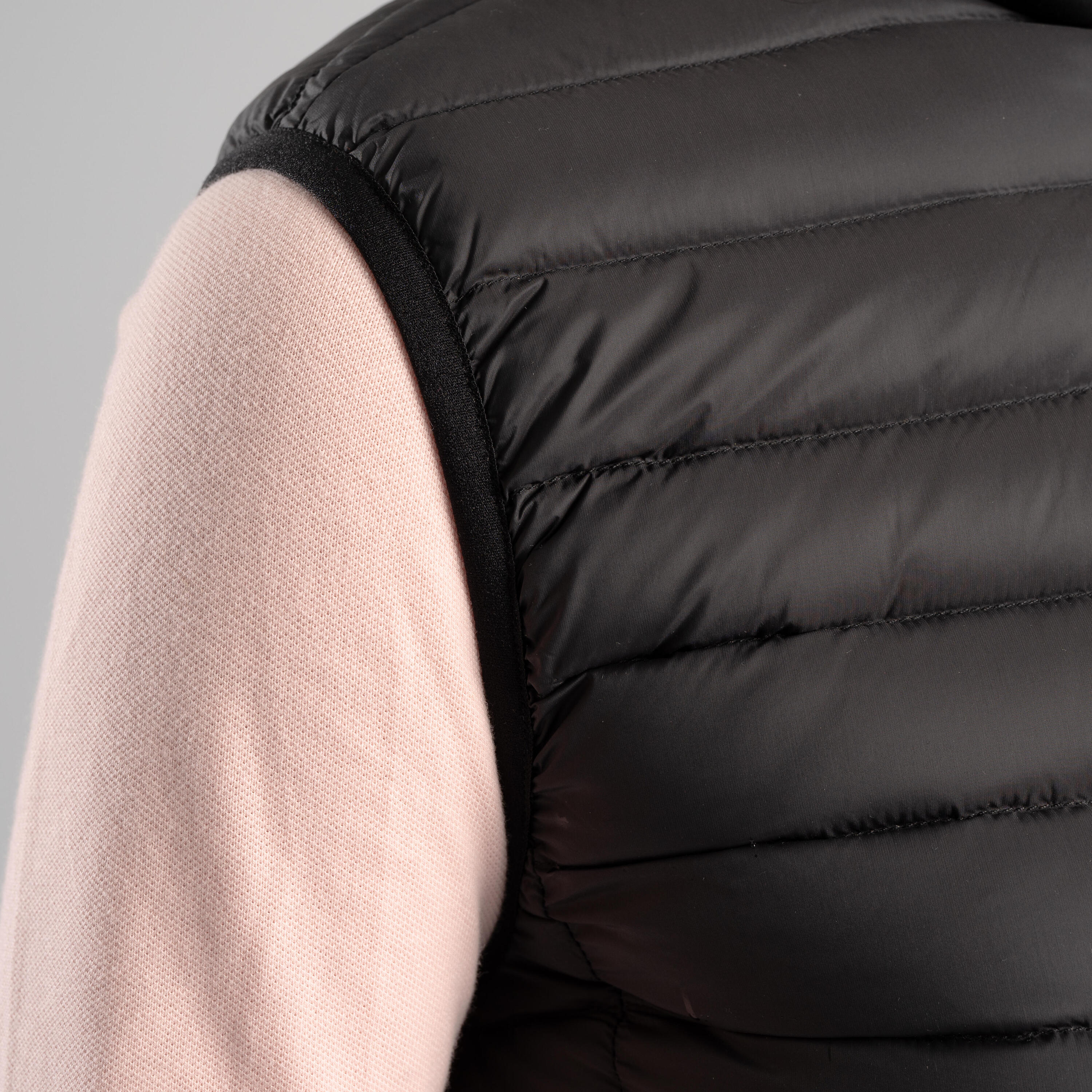 Colete de Penas de Golf Mulher MW500 Preto 5/15