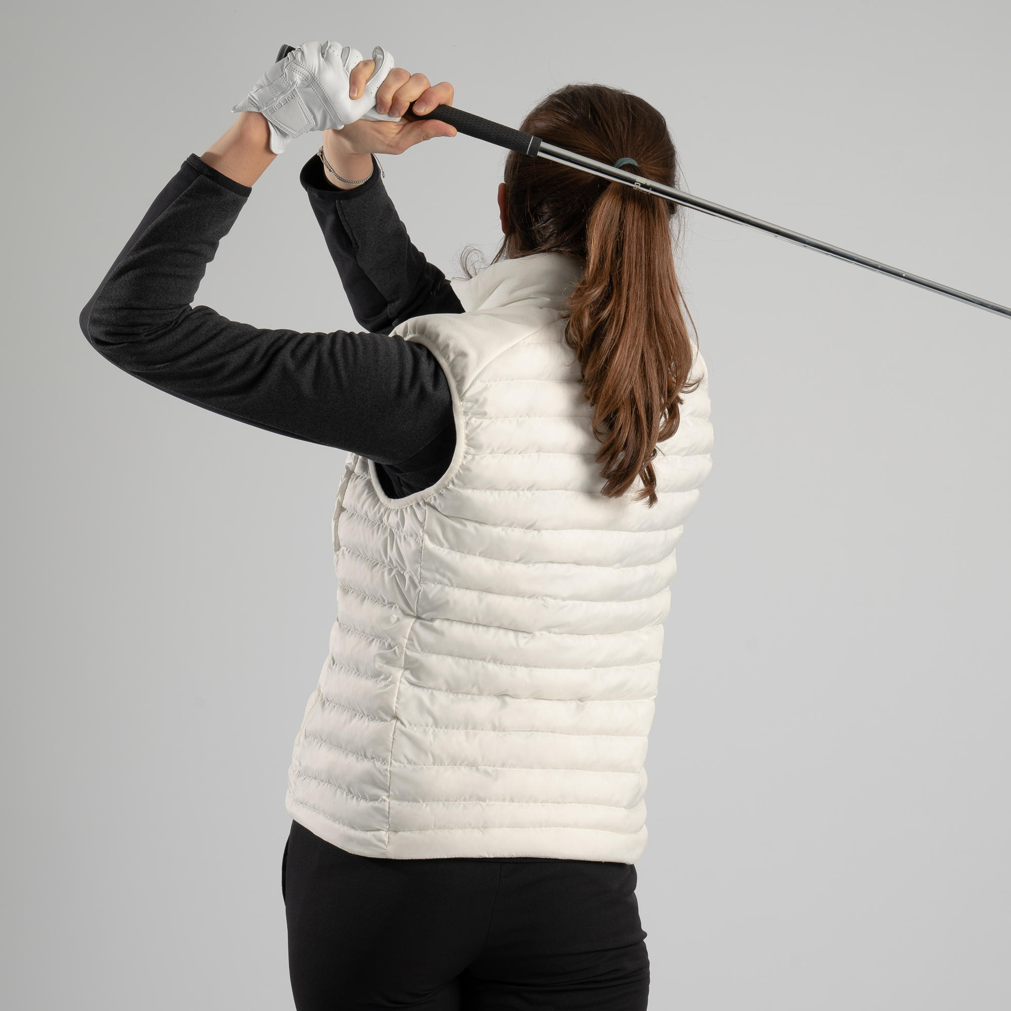 doudoune femme sans manche blanche