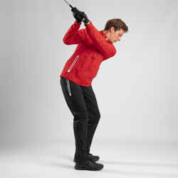 Men's golf waterproof rain jacket - RW500 red