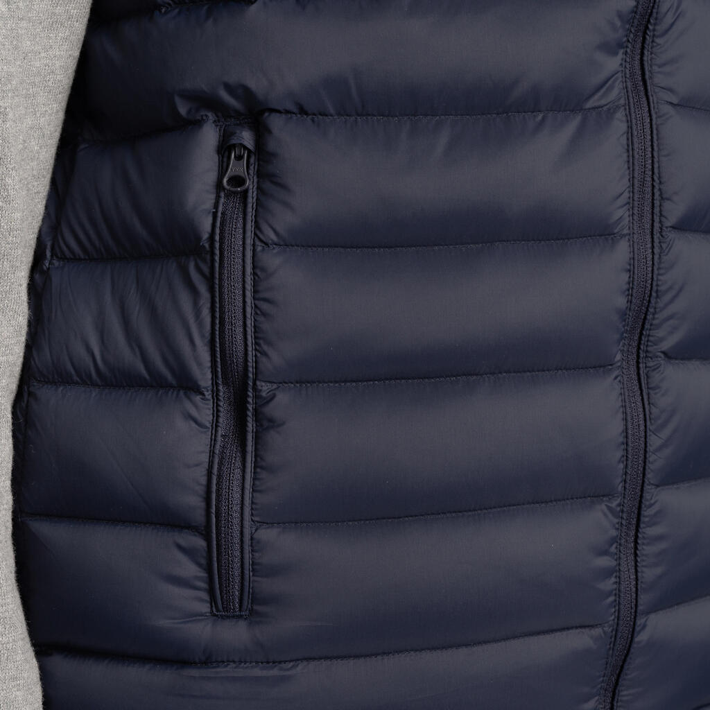 Golf Men's Sleeveless Down Jacket - MW500 Denim Blue