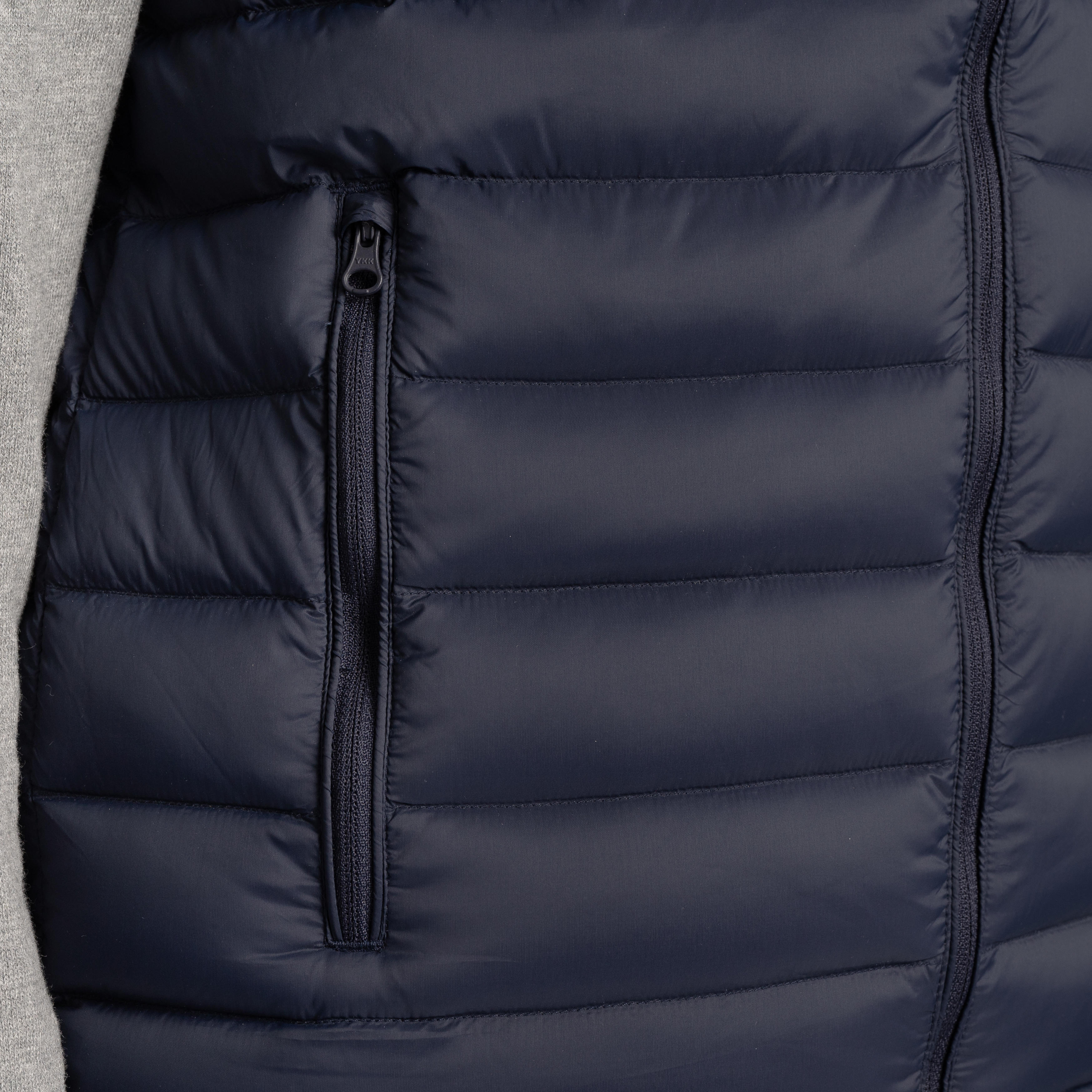 Men's Golf Sleeveless Down Jacket - MW 500 Navy Blue - INESIS