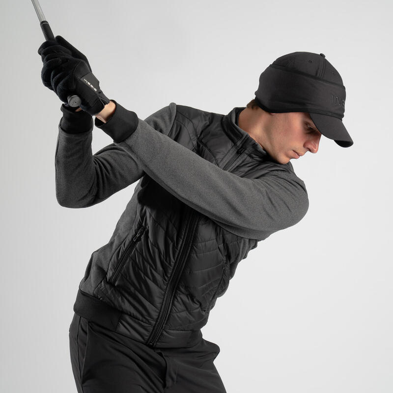 Casquette bandeau golf hiver - CW500 noir
