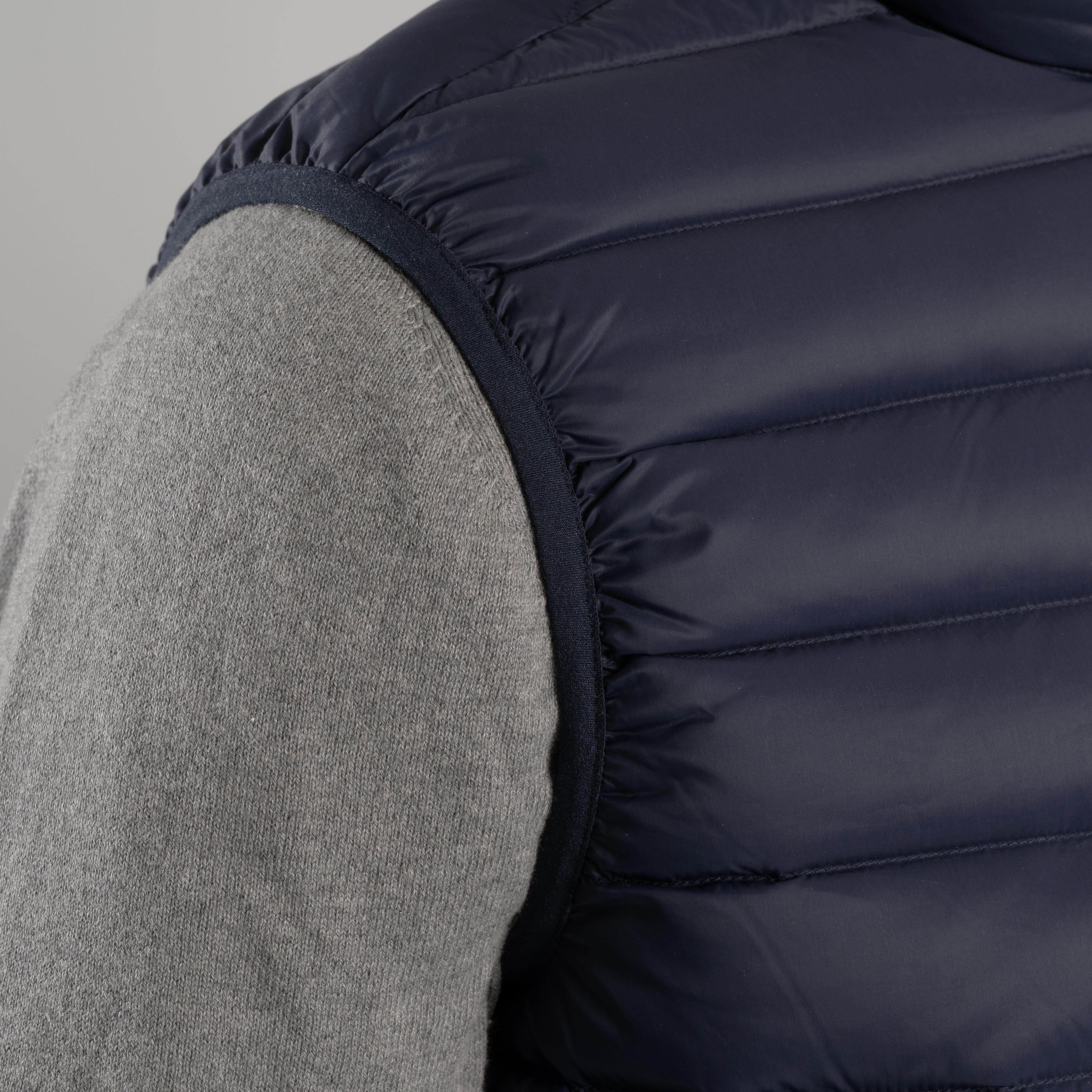 Men's Golf Sleeveless Down Jacket - MW 500 Navy Blue - INESIS