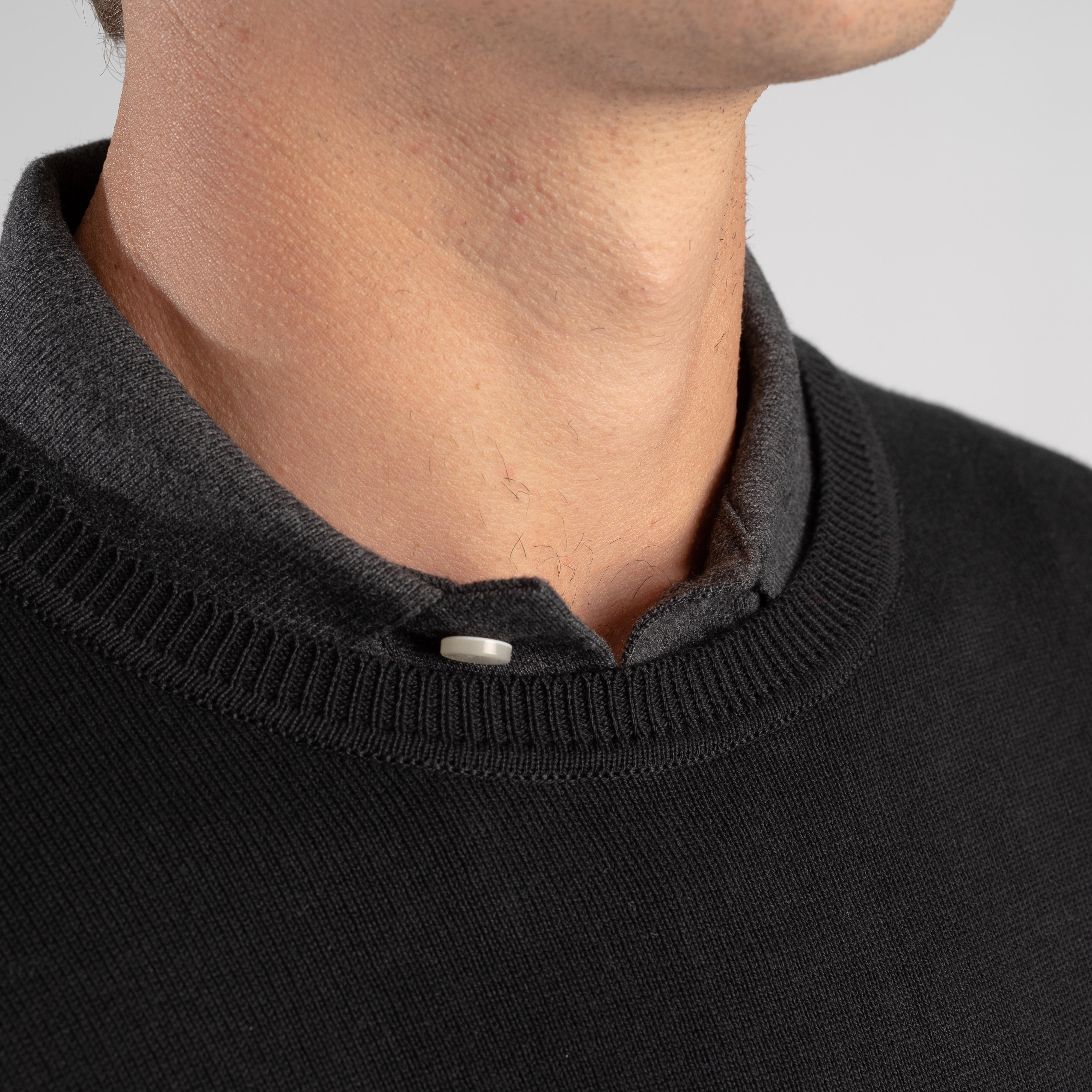 Men Golf Pullover Sweater Black