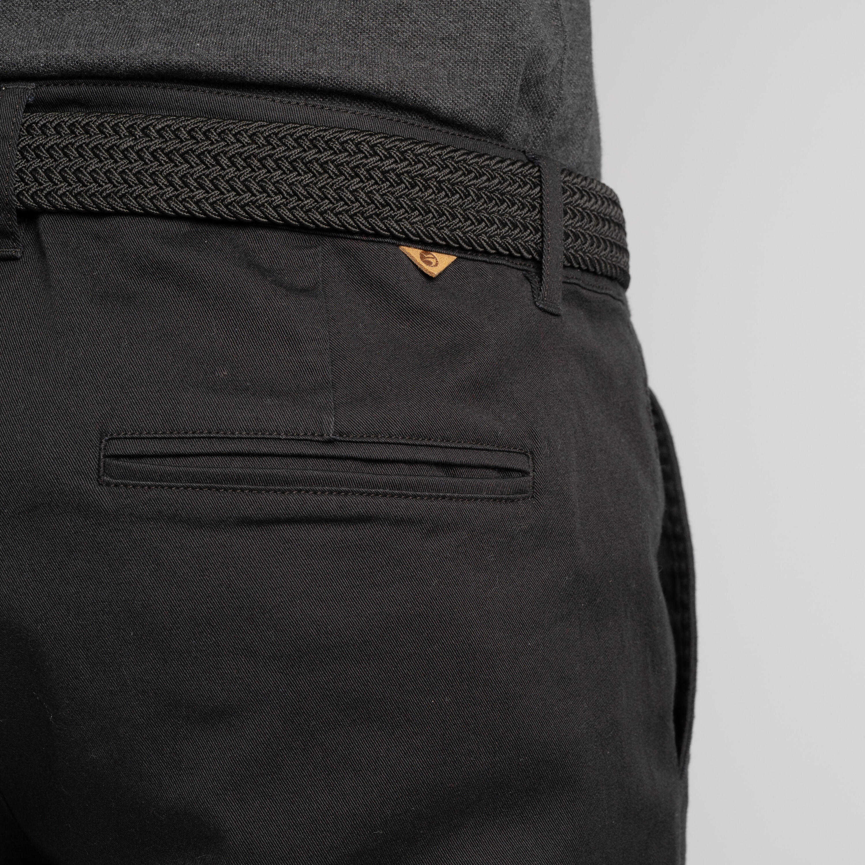 Men's golf trousers - MW500 black 5/6