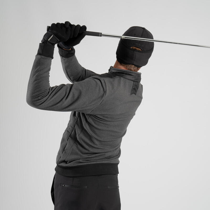 Pánská golfová kšiltovka s čelenkou do chladného počasí CW500 černá