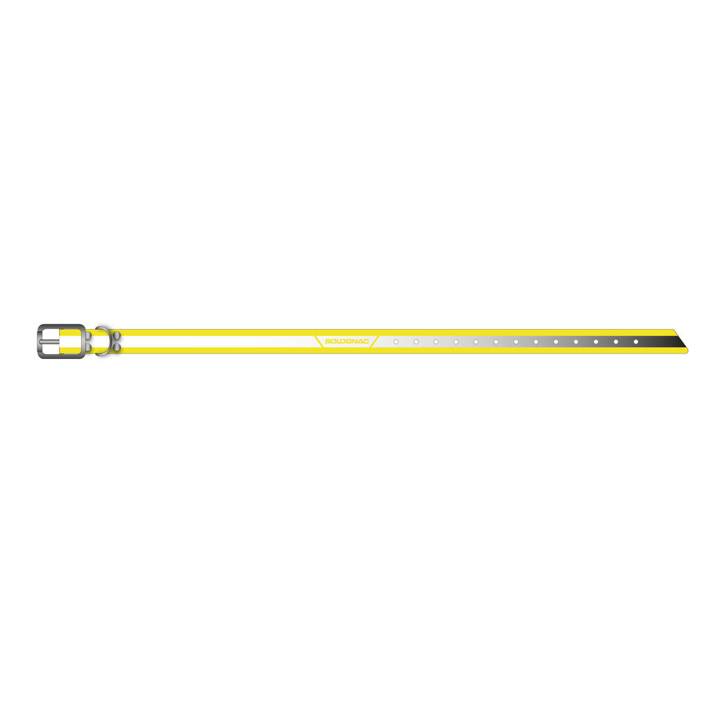 Reflective dog collar 520 - Yellow