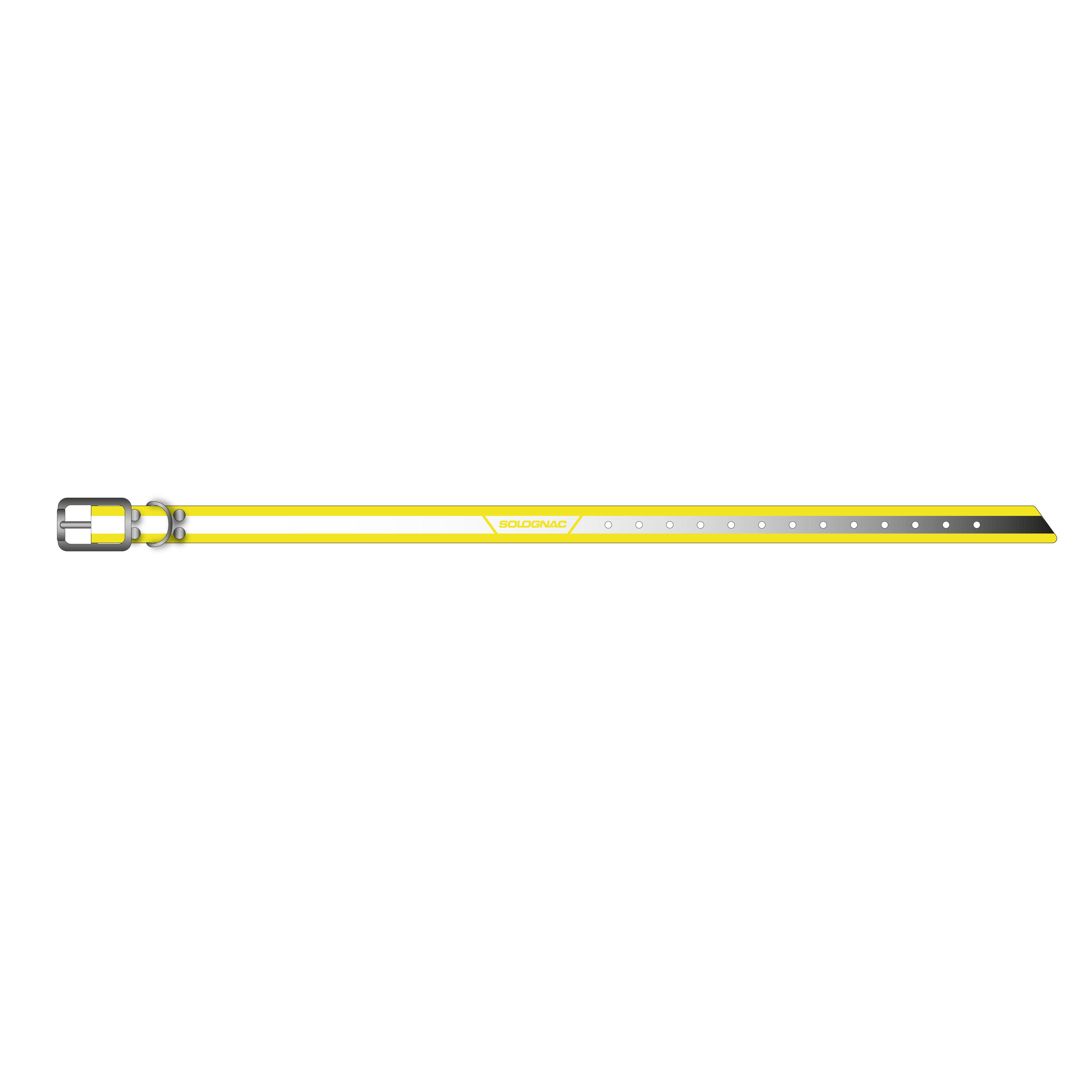 Yellow reflective dog collar 520 4/9