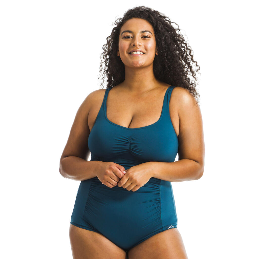 Women's Aquafitness One-Piece Swimsuit Mary - Green