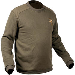 Jagdpullover 500 grün bestickt