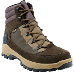 CHAUSSURES CHASSE IMPERMEABLES CHAUDES BEIGE/MARRON CROSSHUNT 500