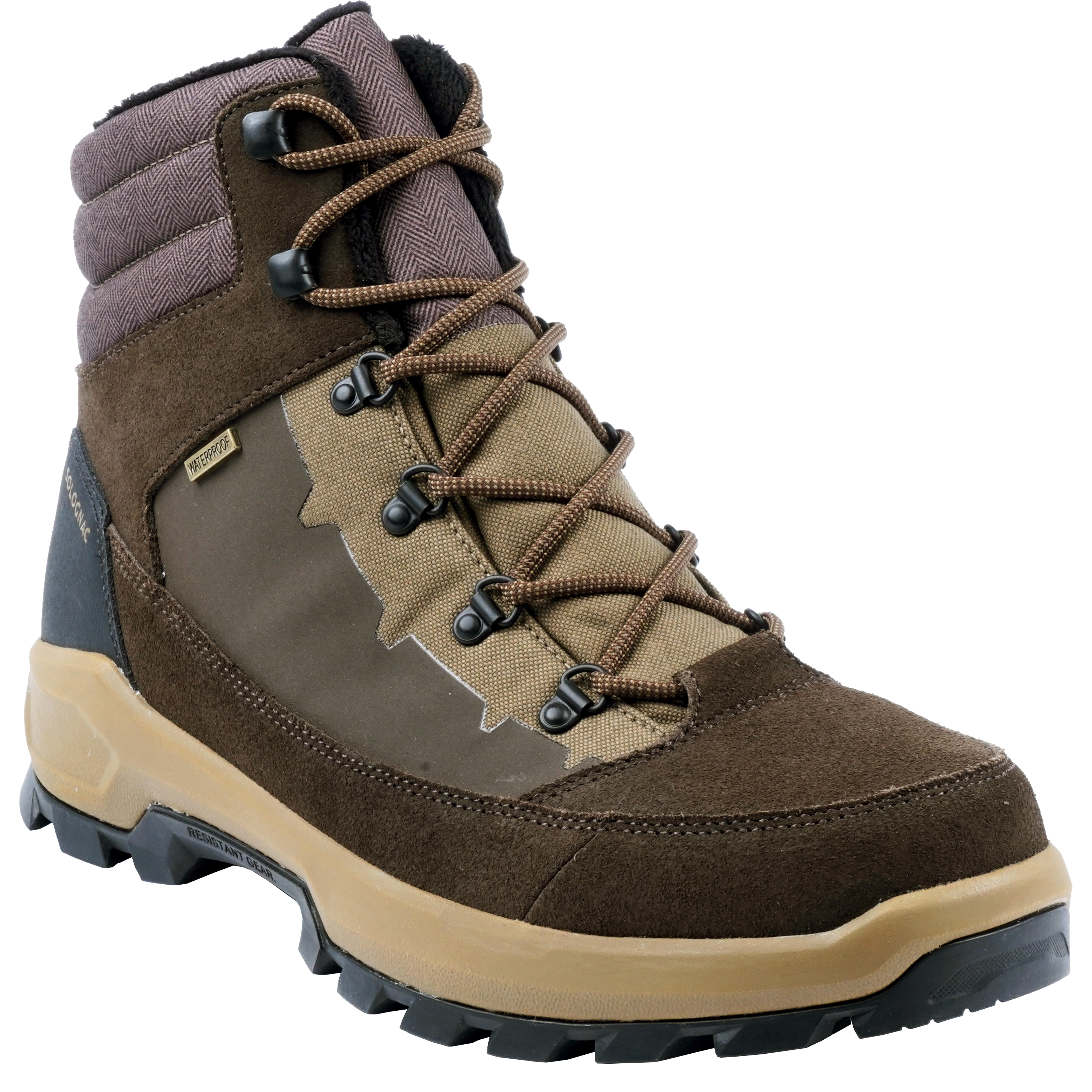 Jagdstiefel CROSSHUNT 500 warm wasserdicht beige/braun