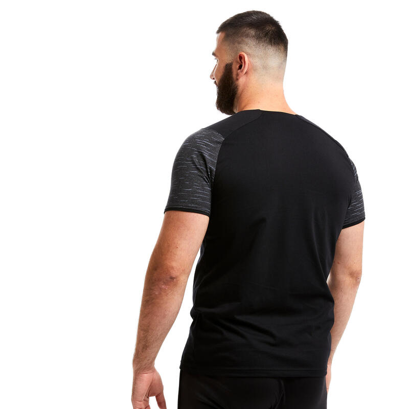 Tricou Fotbal T100 Negru 