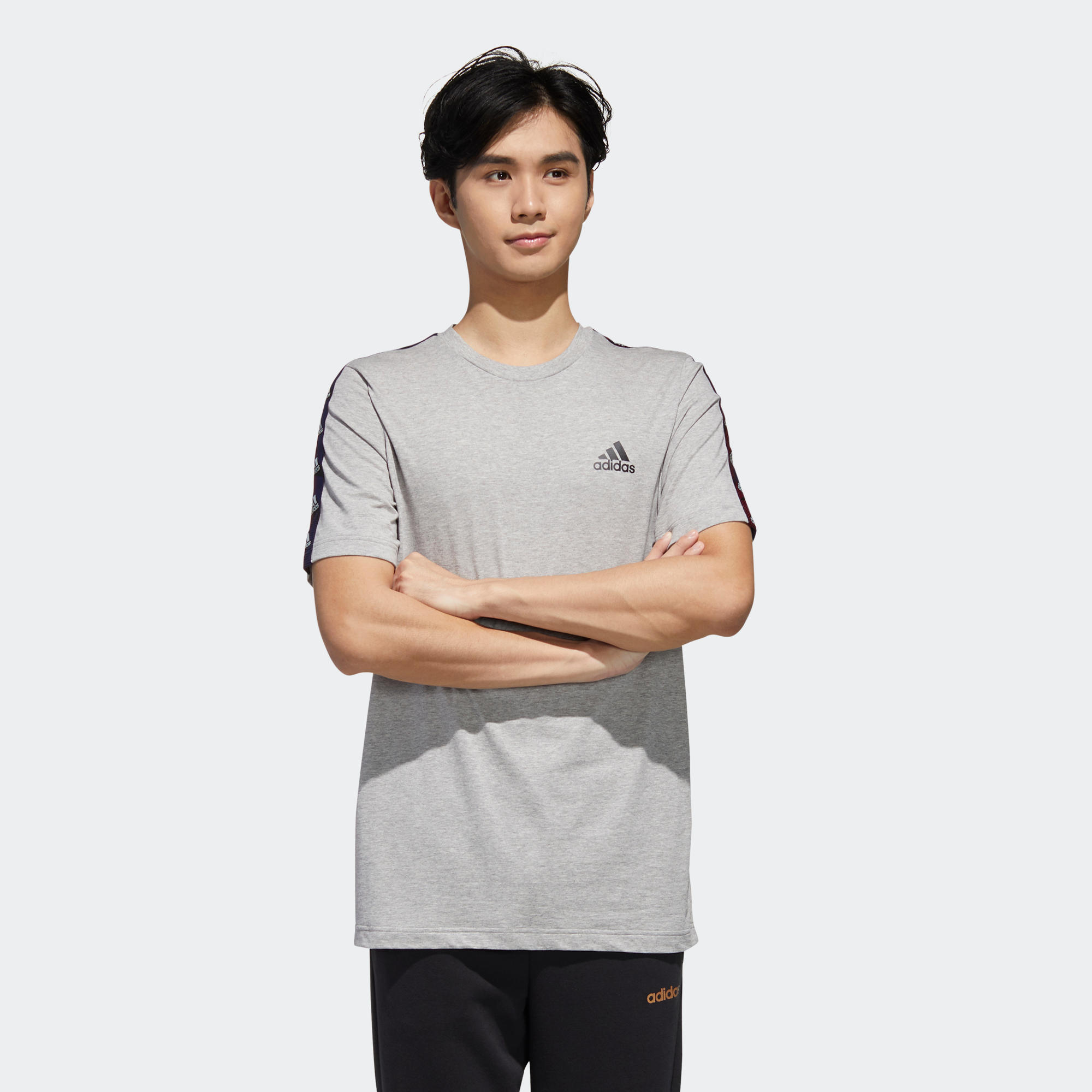 t shirt adidas homme gris