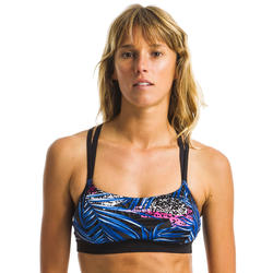 Sujetador-top Bañador Aquafitness Meg Mem Mujer Negro