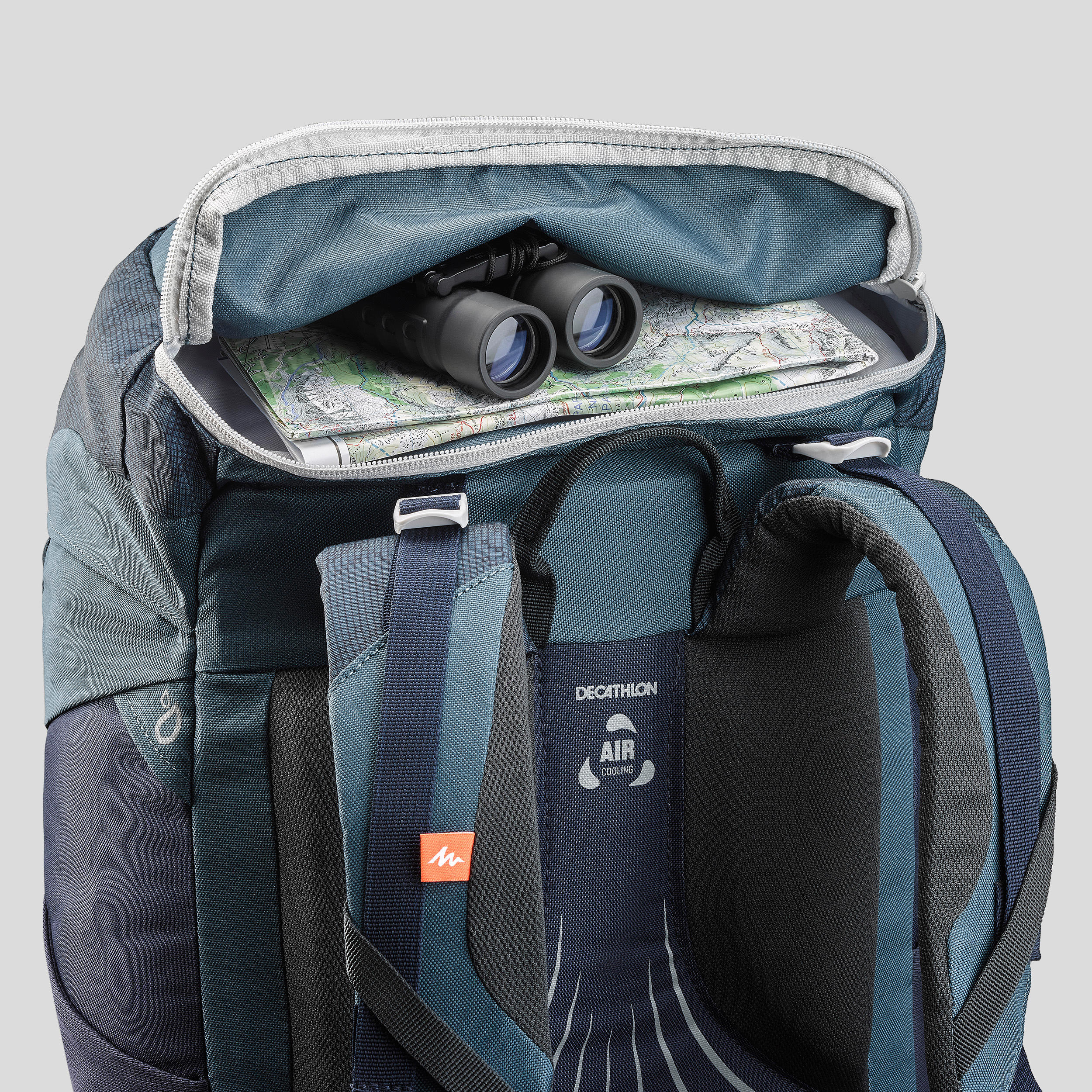 Maleta de montaña y trekking, Quechua, 40 Litros, hombre, Gris Tormenta -  Decathlon